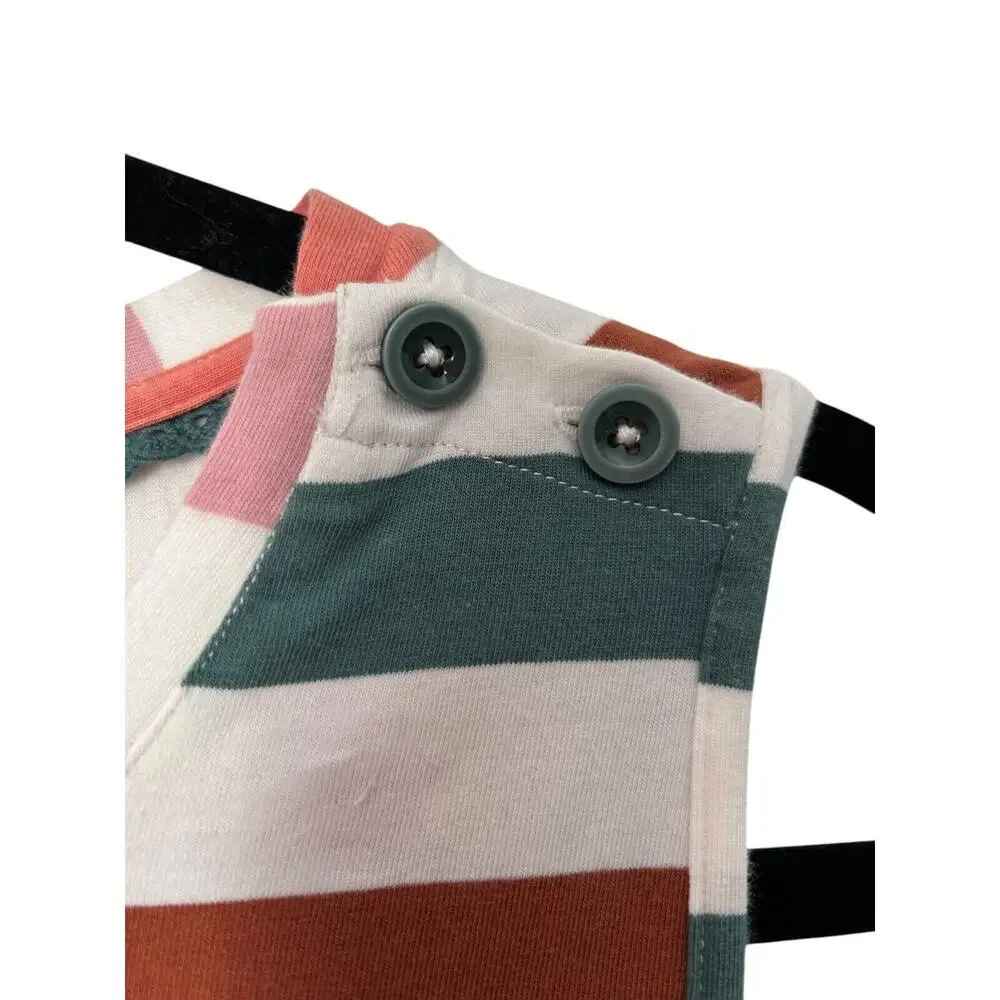 Matilda Jane Dress Girls Size Medium Multicolor Striped Knit Casual Sleeveless